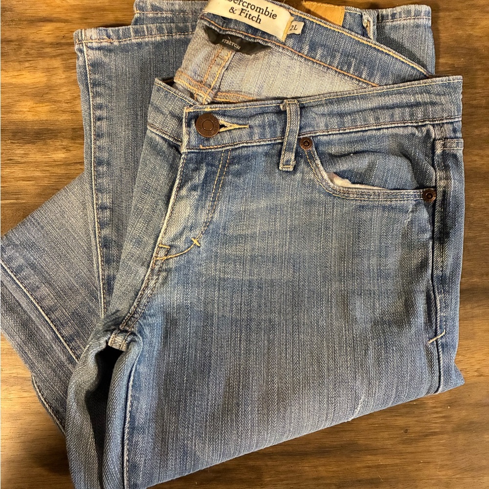 Abercrombie & Fitch Light Blue Denim Jeans 2L Woman’s